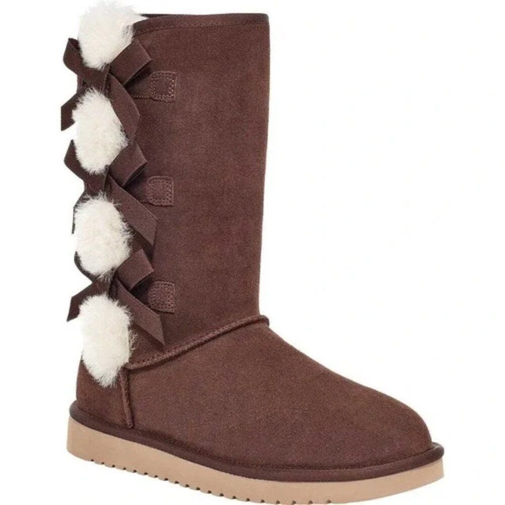 Koolaburra by UGG® Victoria Tall Boots Dark Brown Size 5